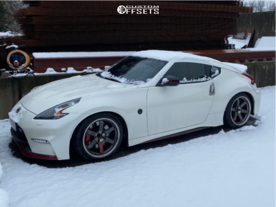 2019 Nissan 370Z with 18x9.5 22 Volk Te37SL and 235/40R18 Falken