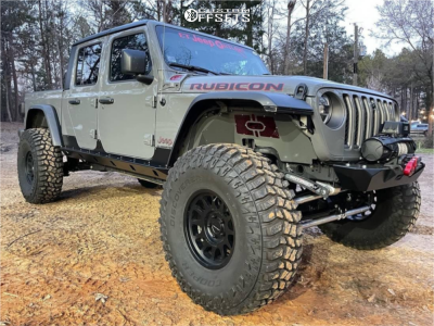 2021 Jeep Gladiator Rubicon - 17x8.5 0mm - Method Mr703 - Suspension Lift 4.5" - 40x13.5