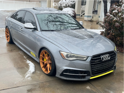 2017 Audi A6 Quattro with 20x10.5 35 Aodhan Aff7 and 255/30R20