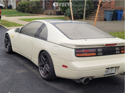 1993 Nissan 300ZX with 18x9 22 Kansei Astro and 245/35R18