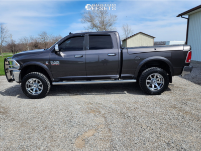 2017 Ram 2500 with 20x10 -19 Hostile Alpha and 35/12.5R20 Mastercraft ...