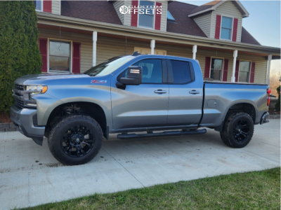2020 Chevrolet Silverado 1500 with 20x10 -18 Fuel Vapor and 285/65R20 ...
