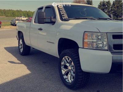 2008 Chevrolet Silverado 1500 with 20x9 24 OE Performance 176 and 33/12 ...