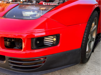 1990 Nissan 300ZX with 18x8.5 35 AVID1 Av6 and 245/40R18 Michelin