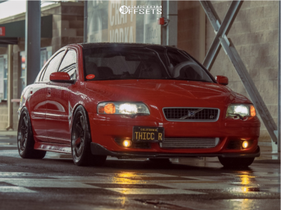 2006 Volvo S60 with 18x9 39 Volk TE37SL and 265/35R18 Michelin Pilot ...