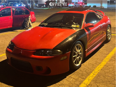 1998 Mitsubishi Eclipse with 17x7 38 Primax 618 and 225/45R17