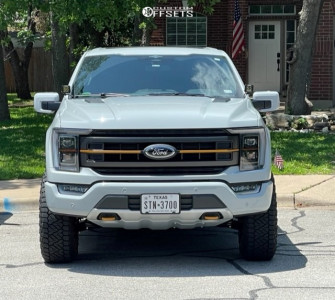 2023 Ford F-150 with 18x9.5 6 Black Rhino Armory and 285/75R18 Nitto ...
