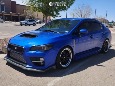 WRX 2021 Subaru WRX STI with 18x9.5 10 Cosmis Racing Xt-206r and