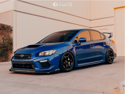 2021 Subaru WRX STI with 18x9.5 38 Gram Lights 57dr and 255/35R18