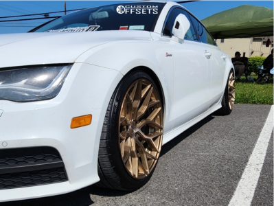 アウディ 2012 Audi A7 Quattro with 20x10.5 40 Niche Mazzanti and 265/35R20