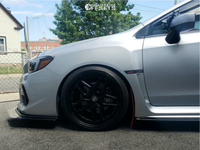 2019 Subaru WRX with 19x9.5 22 ESR CS15 and 235/35R19 Continental ...