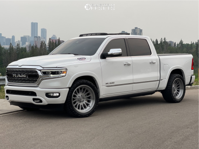 2022 Ram 1500 with 22x10 -20 Asanti Ab815 and 33/12.5R22 Nitto Ridge ...