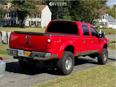 2010 Ford F-250 Super Duty with 18x9 10 Helo He791 and 37/13.5R18 Toyo ...
