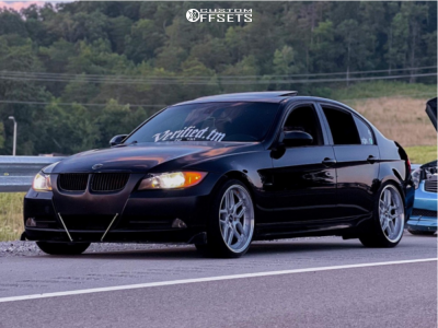 2007 BMW 335xi with 19x9.5 22 ESR Cs15 and 235/35R19 Ironman