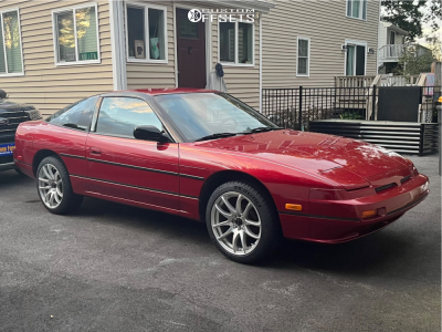 1989 Nissan 240SX with 17x8 35 Vors Tr4 and 225/45R17 Michelin