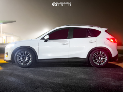 2016 Mazda CX-5 with 19x8.5 35 Rotiform Ozr and 225/55R19 Falken