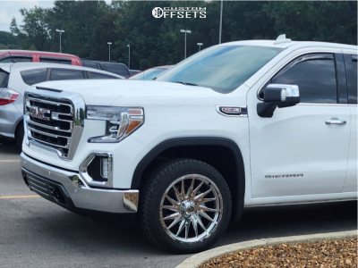 2021 GMC Sierra 1500 with 22x10 10 TIS 547c and 285/45R22 Firestone ...