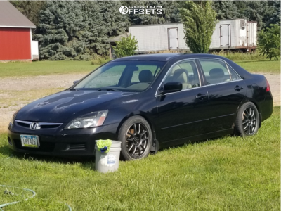 2006 Honda Accord EX - 17x8 35mm - Drag Dr31 - Coilovers - 235/50R17