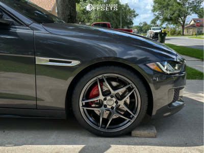 2018 Jaguar XE with 19x8.5 35 Kansei Astro and 255/35R19 Nitto Motivo ...