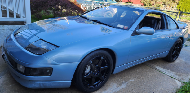 1990 Nissan 300ZX with 17x8 40 Enkei T6r and 235/45R17