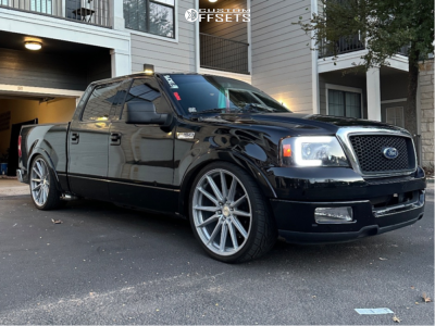 2004 Ford F-150 with 24x10 30 Vossen Hf6-1 and 295/30R24 Toyo Tires ...