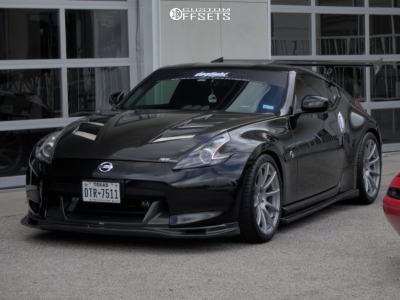 2011 Nissan 370Z Base - 19x9.5 22mm / 19x11 22mm - Forgestar Cf10 - Coilovers - 265/35R19 / 305/30R19