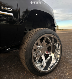 2013 GMC Sierra 2500 HD with 22x14 -76 KG1 Forged Vamp and 305/40R22 ...