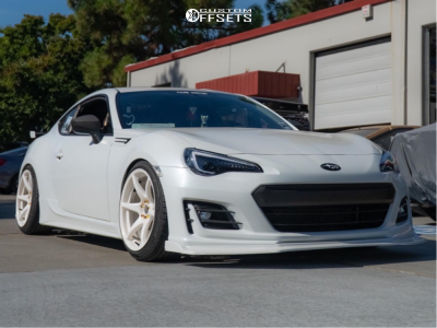 S.BB.Sページ 2017 Subaru BRZ with 18x9.5 22 Kansei Tandem and 225/40R18