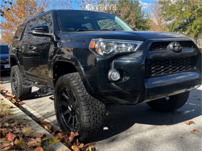 2018 Toyota 4Runner - 20x10 -12mm - Grid Gd05 - Suspension Lift 3" - 295/55R20