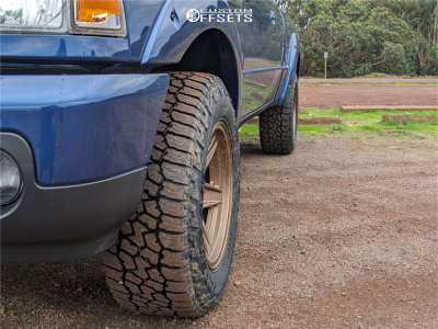2008 Ford Ranger with 17x9 -12 Method Mr319 and 265/65R17 Falken ...