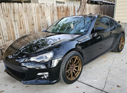 2015 Subaru BRZ with 18x9.5 35 Option Lab R716 and 275/40R18