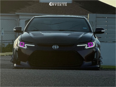 2015 Scion TC with 18x9.5 22 ESR Cs8 and 215/35R18 Accelera PHI and Air ...