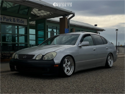 1998 Lexus GS400 with 18x9.5 35 Aodhan Ah03 and 225/40R18 Falken