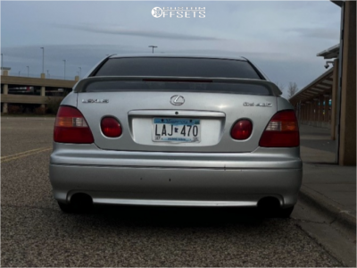 GS400 ワンオフ　オメコテール 1998 Lexus GS400 with 18x9.5 35 Aodhan Ah03 and 225/40R18 Falken