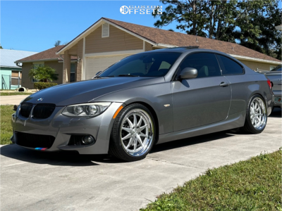 2011 BMW 335i Base - 19x8.5 25mm / 19x9.5 25mm - Rennen Csl-1 - Stock Suspension - 255/30R19 / 275/30R19
