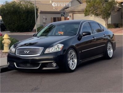 2010 INFINITI M35 - 19x9.5 30mm - Aodhan Ds02 - Coilovers - 255/40R19