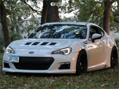 2015 Subaru BRZ with 18x9.5 40 Enkei Nt03m and 255/35R18 Falken