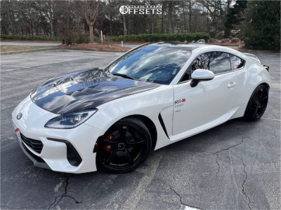 2023 Subaru BRZ with 18x8.5 45 Enkei Kojin and 225/40R18 Toyo