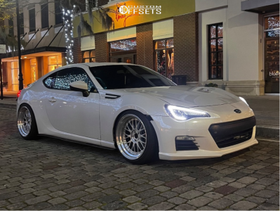 2015 Subaru BRZ with 18x10 25 XXR 521 and 225/35R18 Continental