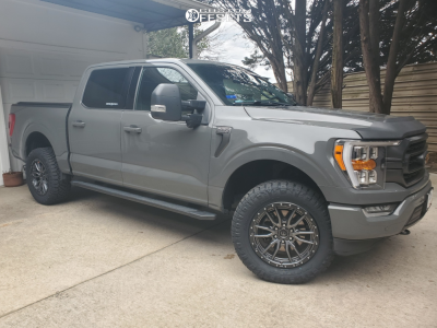 2021 Ford F-150 with 20x9 20 Fuel Rebel 6 and 305/55R20 Nitto Ridge ...