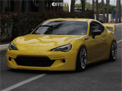 2017 Subaru BRZ with 18x9.5 35 Kansei Neo and 225/40R18 Michelin