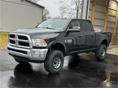 2017 Ram 2500 with 18x9 12 Icon Alloys Compression Hd and 295/70R18 ...
