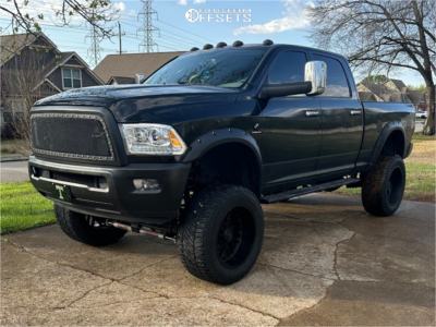 2010 Dodge Ram 2500 with 22x12 -44 TIS 544B and 37/13.5R22