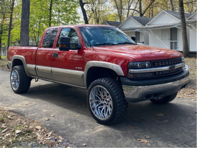2002 Chevrolet Silverado 1500 with 22x12 -51 Vision Brawl