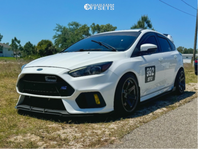 2017 Ford Focus RS - 18x9.5 40mm - Rota Grid - Lowering Springs - 265/45R18