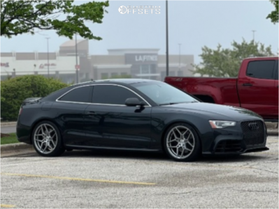 2013 Audi S5 with 19x9.5 30 Rohana Rfx11 and 255/35R19 Michelin Pilot ...