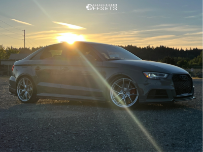 2020 Audi S3 with 19x8.5 30 ESR Rf2 and 235/35R19 Toyo Tires Extensa A