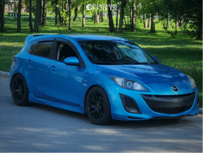 2010 Mazda 3 GS - 17x7.5 38mm - RTX Envy - Coilovers - 225/45R17