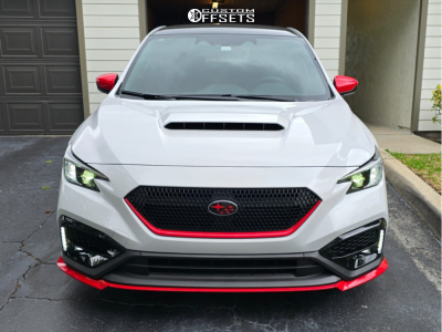 2024 Subaru WRX with 18x8 35 Shift Spring and 235/40R18 Vercelli Strada ...
