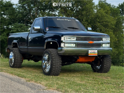 1989 Chevrolet K2500 Wheel Offset Super Aggressive 3